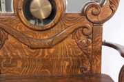 Oak Waterbury Halltree Clock