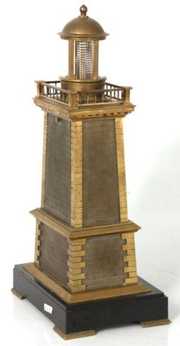 Guilmet Lighthouse Torsion Pendulum Clock