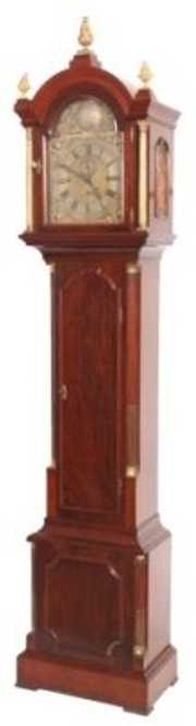 Parkinson & Frodsham Mahogany Grandfather Clock