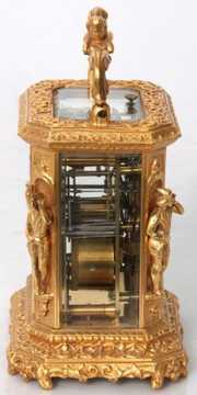 Japy Freres Figural Carriage Clock