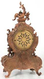 French Bronze 8 Day Mantle Clock