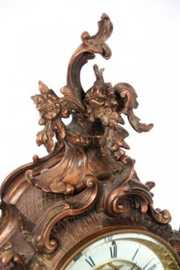 French Bronze 8 Day Mantle Clock