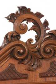 Baroque Carved Walnut Vienna Regulator