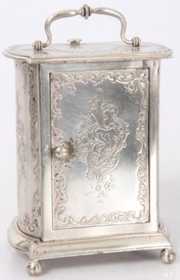 Gorham Sterling Silver Carriage Clock
