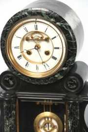 Large French Marble Mantle Clock