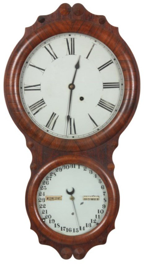 Seth Thomas No. 4 Double Dial Clock