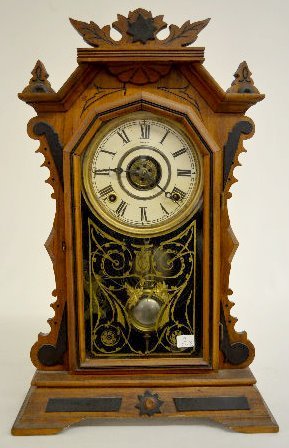 Ingraham “Faultless” Walnut Kitchen Clock