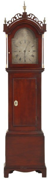 John Bailey Mahogany Dwarf Floor Clock