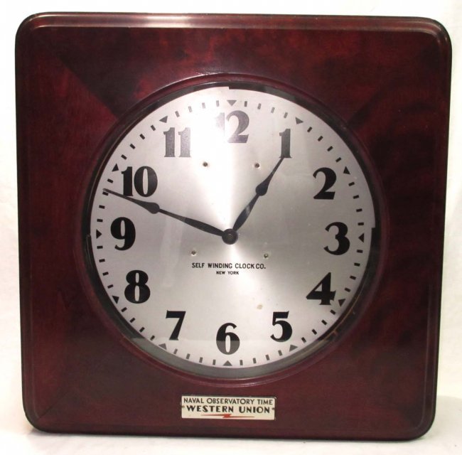 Western Union Self Winding Clock