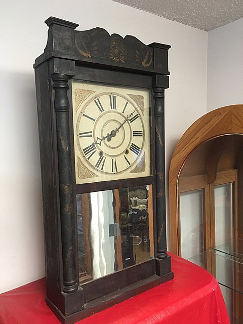 Henry Hart Column and Splat Shelf Clock