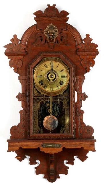 A SETH THOMAS KING BEE HANGING KITCHEN CLOCK