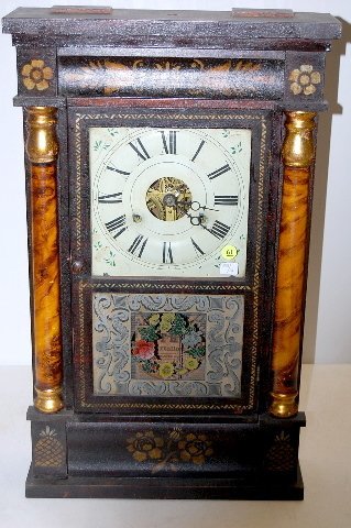 Seth Thomas Shell Column Mantle Clock