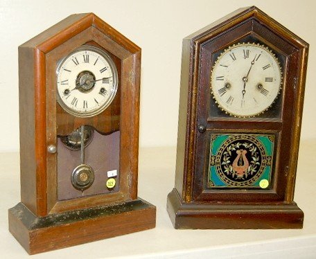 New Haven & Seth Thomas Gothic Mantle Clocks