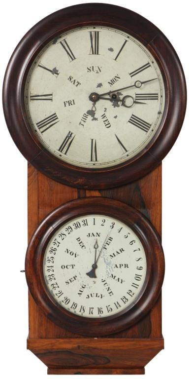 B.B. Lewis Calendar Clock