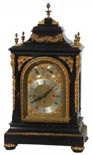 English Triple Fusee 8 Bell Bracket Clock