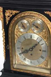 English Triple Fusee 8 Bell Bracket Clock