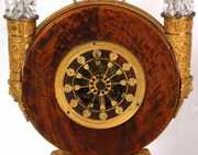 French Silk Thread Lyre Clock