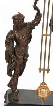 Ansonia Fisher & Falconer Double Swinger Clock