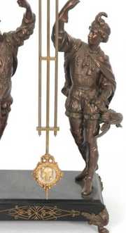 Ansonia Fisher & Falconer Double Swinger Clock