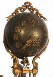 Ansonia Figural Huntress Swing Clock