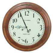 Oak Seth Thomas 18 in. Office Gallery Clock