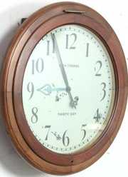 Oak Seth Thomas 18 in. Office Gallery Clock