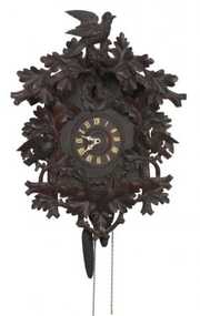 Carved Black Forest Cuckoo Clock