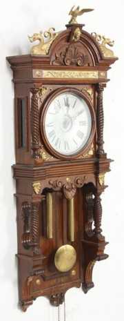 Waterbury Augusta Weight Driven Wall Clock