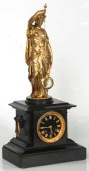 Guilmet Figural 8 Day Mystery Clock