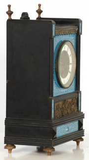 Marble & Porcelain Mantle Clock