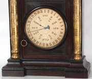 Welch Double Dial Calendar Clock