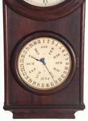 Carter & Lewis Double Dial Calendar Clock