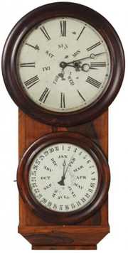 B.B. Lewis Calendar Clock