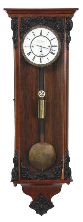 Rosewood Beidermeier Wall Regulator