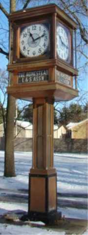 Large McClintock 4 Dial Street Clock