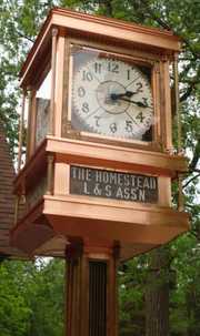 Large McClintock 4 Dial Street Clock