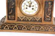 French Bronze Mantle Clock