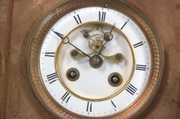 French Bronze Mantle Clock
