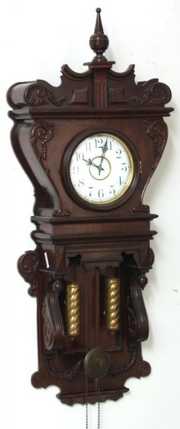 Waterbury Library Weight Driven Wall Clock