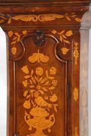 Pieter Van Eeden Dutch Inlaid Grandfather Clock