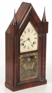 Boardman & Wells Double Fusee Steeple Clock