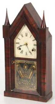 Boardman & Wells Double Fusee Steeple Clock