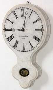 Howard & Davis Marble Dial Wall Clock