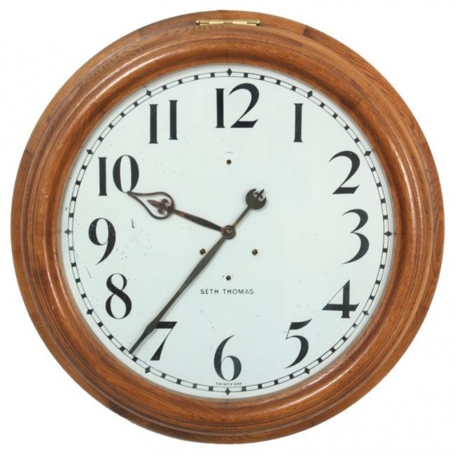 24 in. Seth Thomas Gallery Clock