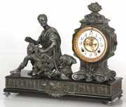 Waterbury Cincinnatus Figural Mantle Clock