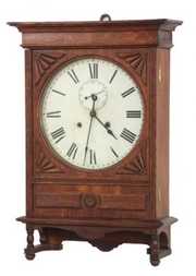 Oak Seth Thomas 14 in. Lobby Clock