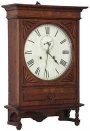 Oak Seth Thomas 14 in. Lobby Clock