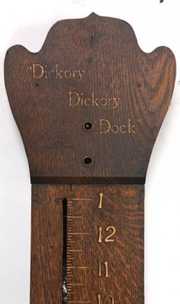 Oak Dickory Dickory Dock Clock