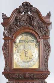 Tiffany Mahogany Grandfather Clock