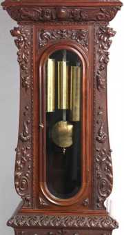 Tiffany Mahogany Grandfather Clock